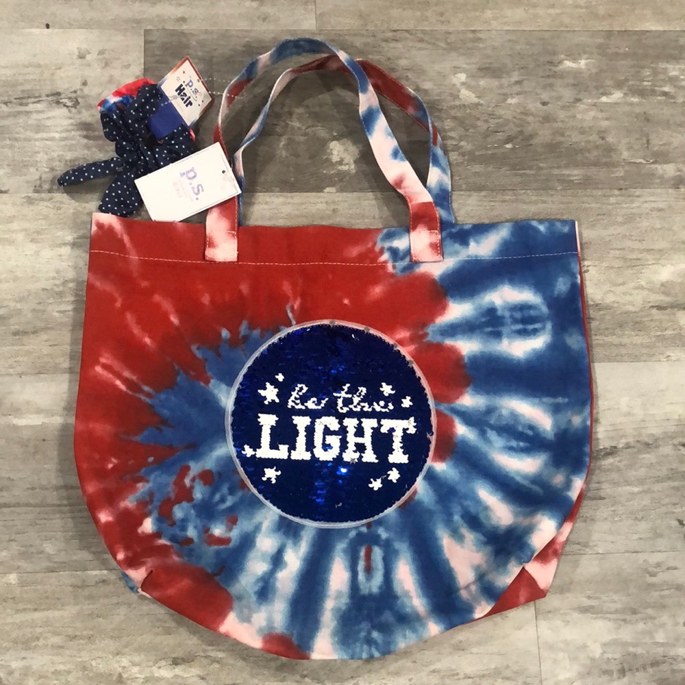 Aeropostale Tote Bag with Scrunchies